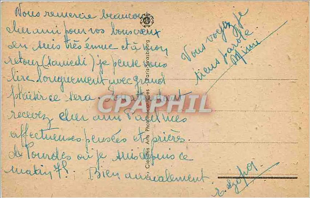 Lourdes — A Basílica e os Pirineus — Cie des Arts Photomécaniques - Verso