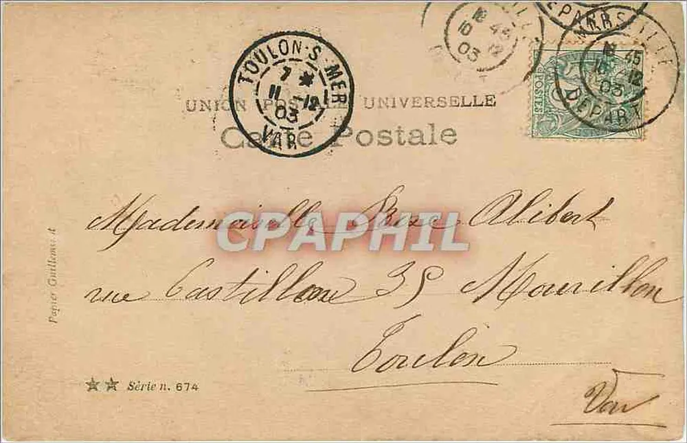 Die Schöne Boulognese — Paris — Clébé Stebbing - Rückseite