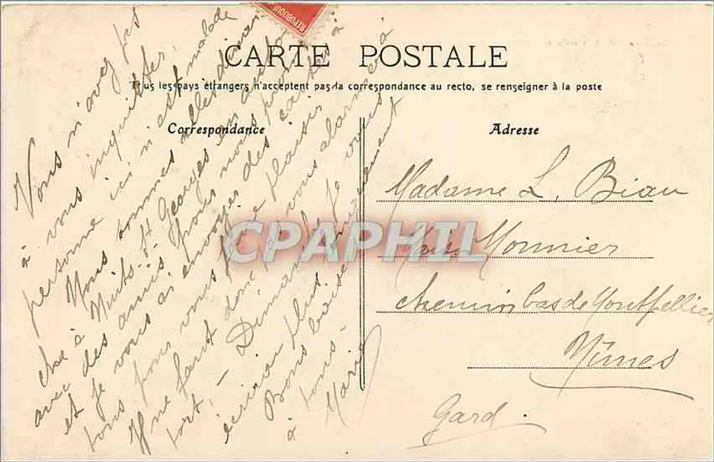 Dijon - Place d'Armes & rue de la Liberté — editor Dijon, n°15 - Verso