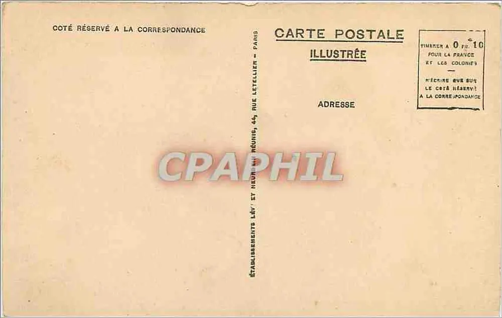 Tal von Argelès aus der Sicht des Seilbahns der Pic du Jer — Lourdes — LL. — N° 156 - Rückseite