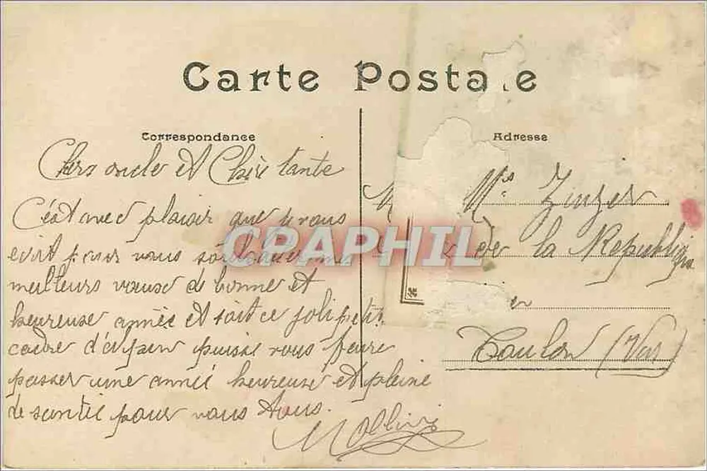Soldat im Uniform — Ansicht von N'alpin — Verlag E. Jannin PHOTO, Nr. 2100 - Rückseite