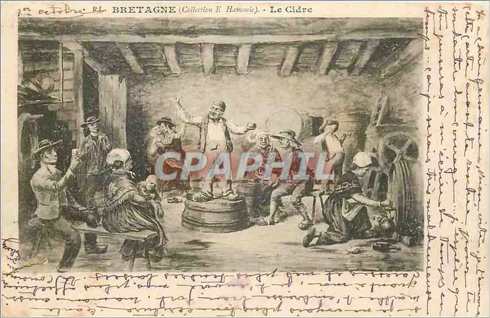 Bretagne (Collection E. Hamonic) — Le Cidre — Éditeur : Collection E. Hamonic - Frente