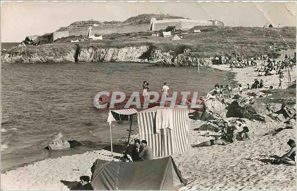 Plage du port Haliqeur à Quiberon — édition La Cisocae - Recto