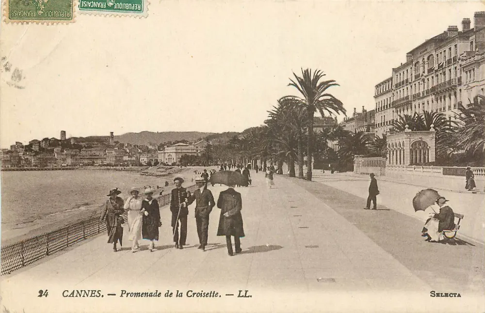 CANNES — Promenade de la Croisette — LL. - Recto
