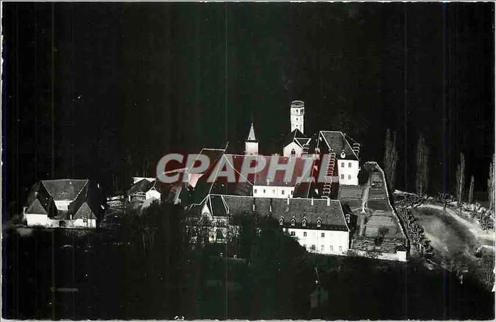 A Abadia de Hautecombe — Lago do Bourget — G. Rossignol, Annecy - Frente