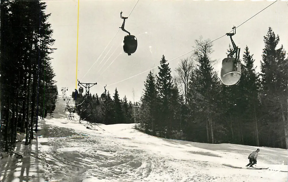 Villard-de-Lans — Teleférico da Costa 2000 — Edição de Arte Grenoble - Frente