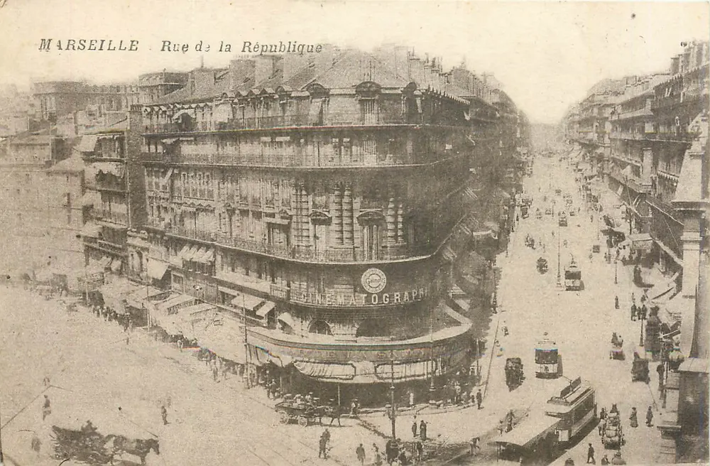 Marselha - Rue de la République — Cinématographie — Editora não identificada - Frente