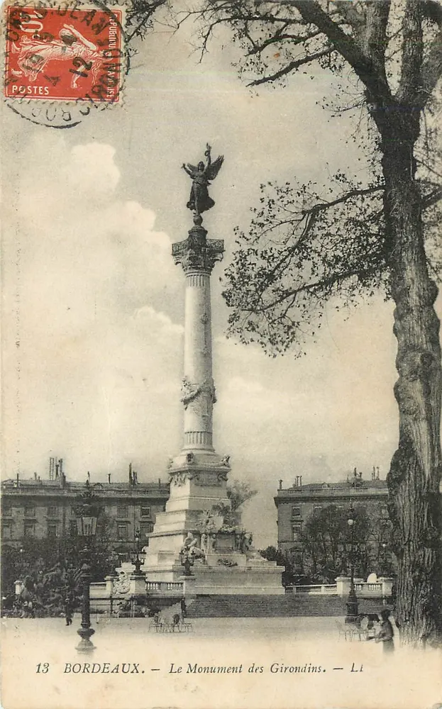 Bordeaux — Le Monument des Girondins — L1 - Recto