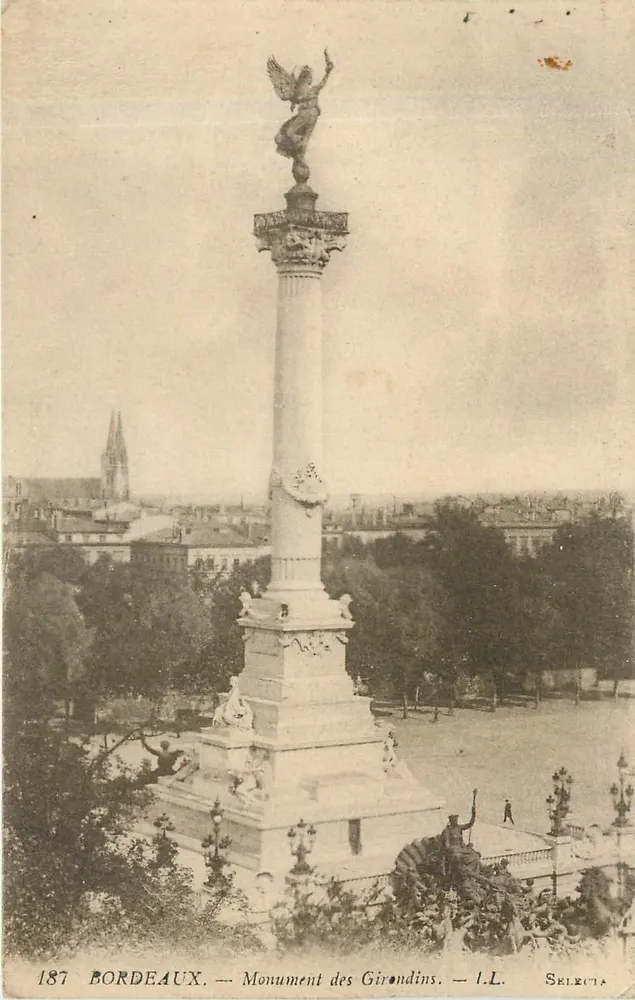 Bordeaux — Monumento dos Girondinos — I.L. Selecta - Frente
