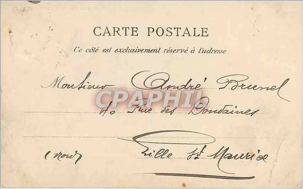 Paris — Bảo tàng Guimet — C. L. C. n°221 - Mặt sau