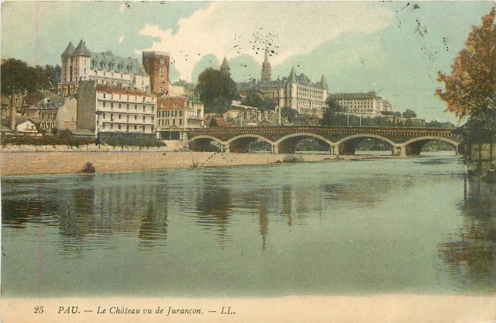 Pau — O Castelo visto de Jurançon — LL. — n°25 - Frente
