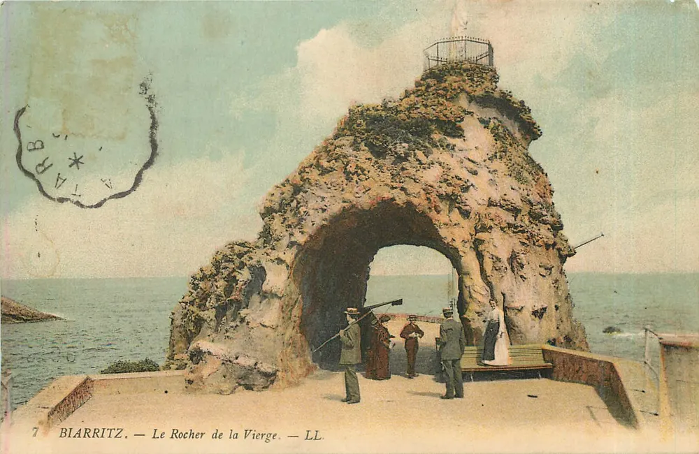 Biarritz — O Rocher da Virgem — LL - Frente