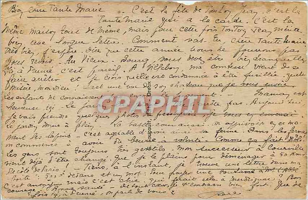 Château de Villebon — Environ de Courville (E.-et-L.) — Éditeur impr. sur la carte, n° 21 - Verso