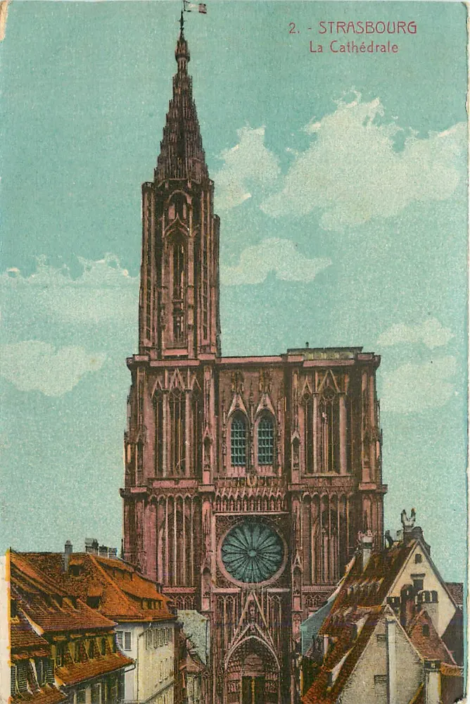 Estrasburgo — A Catedral — edição não identificada, n°2 - Frente