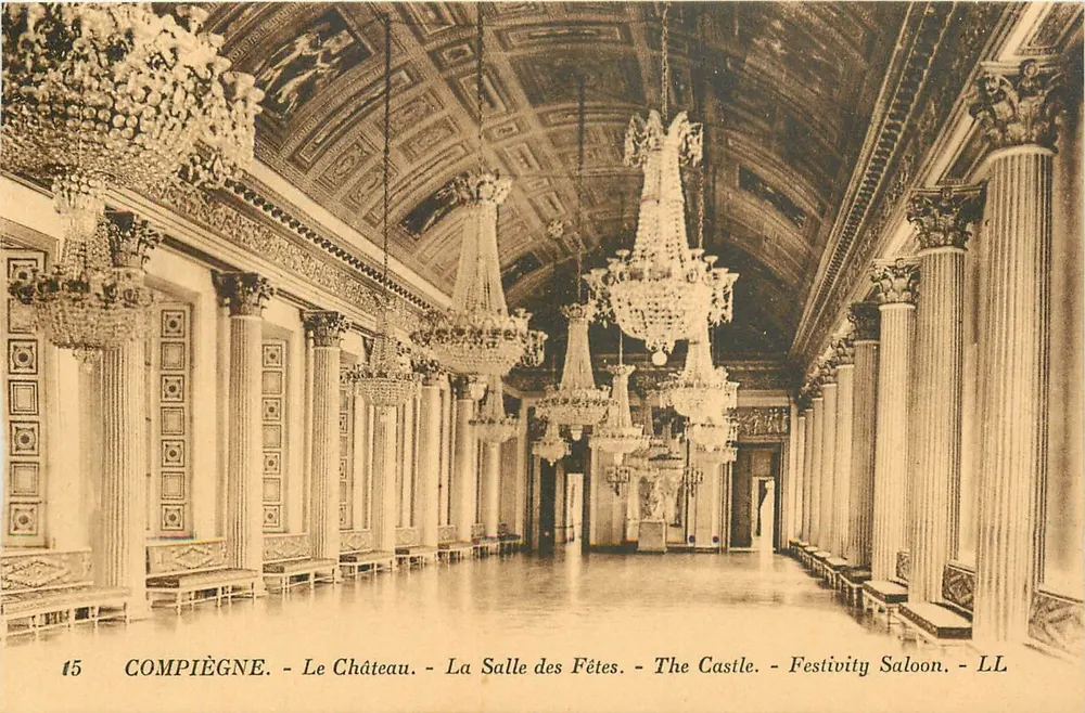 Compiègne - Le Château - La Salle des Fêtes - LL - Recto