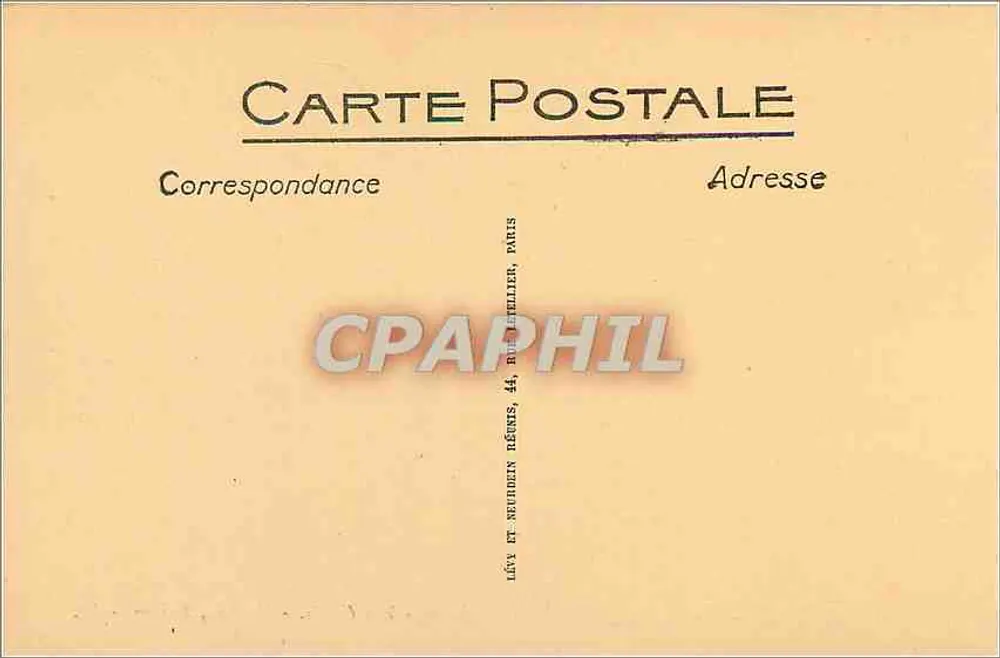 Compiègne - Le Château - La Salle des Fêtes - LL - Verso