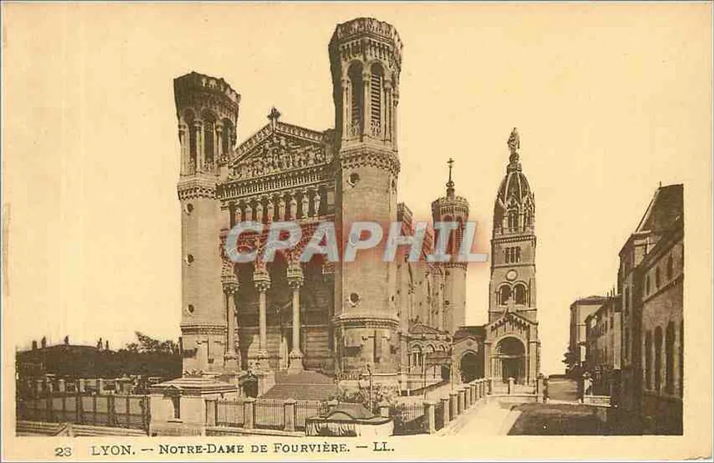 Lyon — Nossa Senhora de Fourvière — LL. — n°23 - Frente