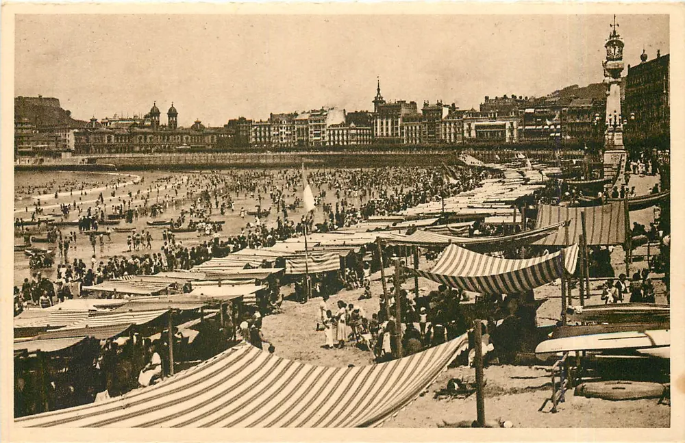San Sebastián — plaża La Concha — Foto Gairrza - Awers