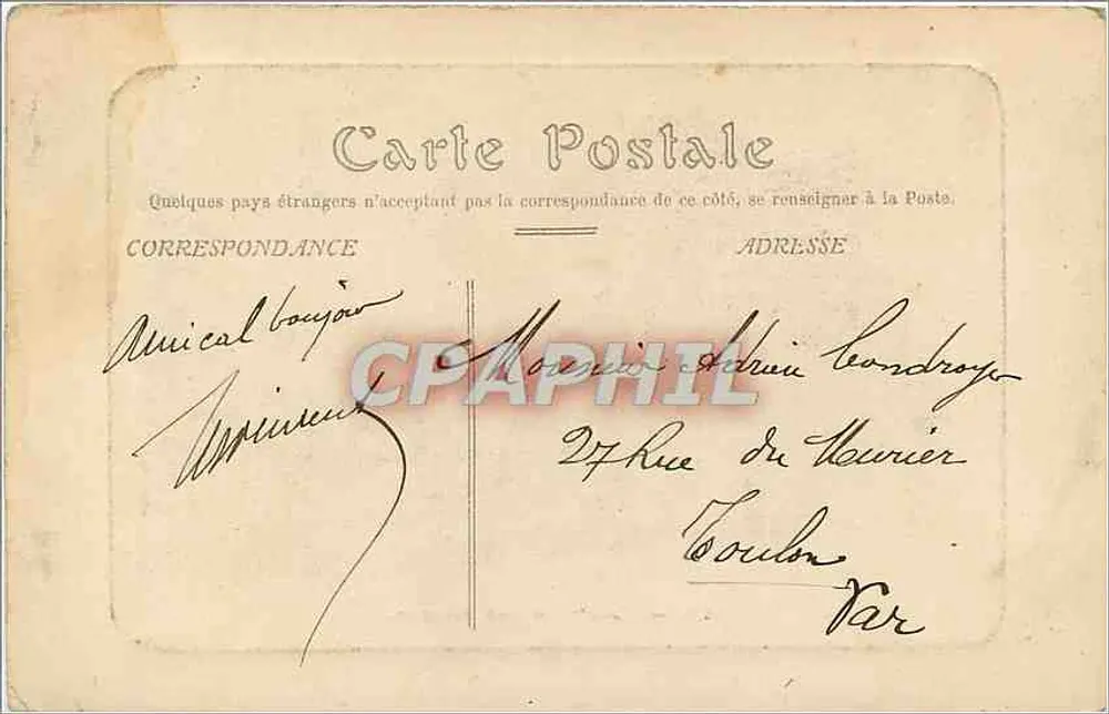 Caen — L'Abbaye aux Dames — Wydawca nieznany, nr 15 - Rewers