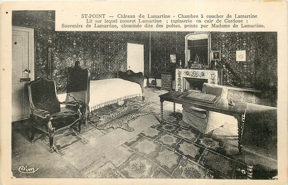 ST-POINT — Schloss Lamartine - Schlafzimmer von Lamartine - Vorderseite