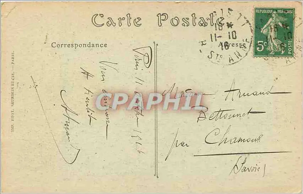 PARIS. — O Sagrado Coração. — ND. Fot. - Verso