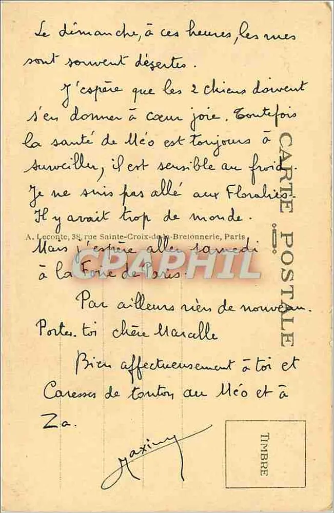 PARIS — Panorama sobre a Sena — 55 - Verso