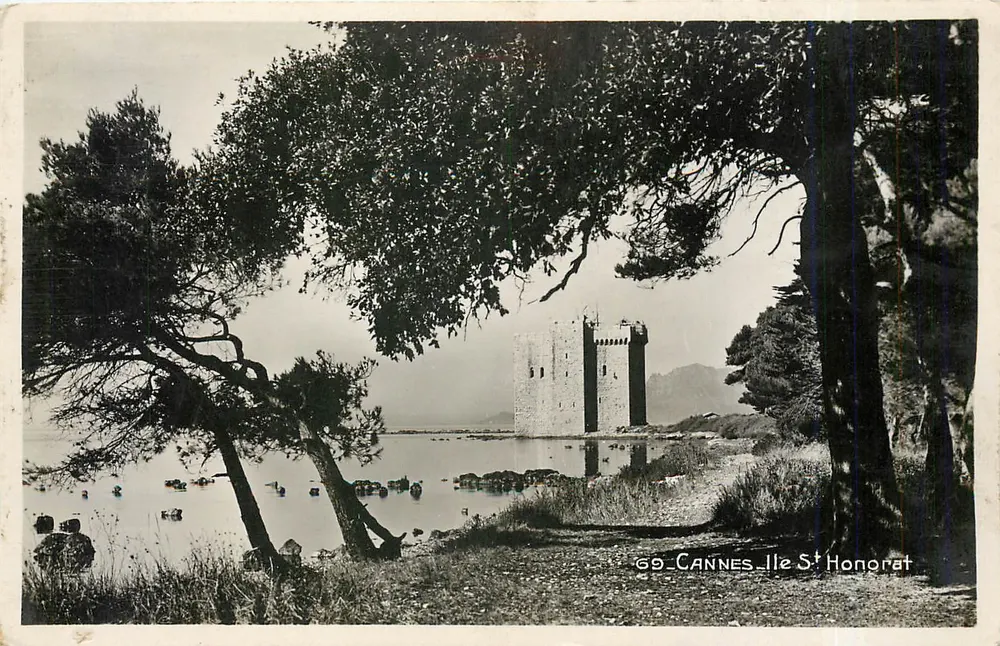 Ilha Saint-Honorat — Torre da ilha — Cannes, Edições F. K. 24 - Frente