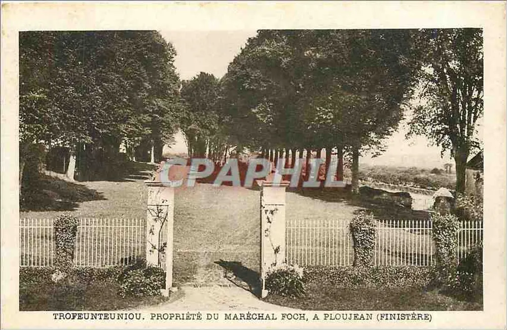 Tropheunteuniou — Eigentum des Marschalls Foch, in Ploujean (Finistère) - Vorderseite