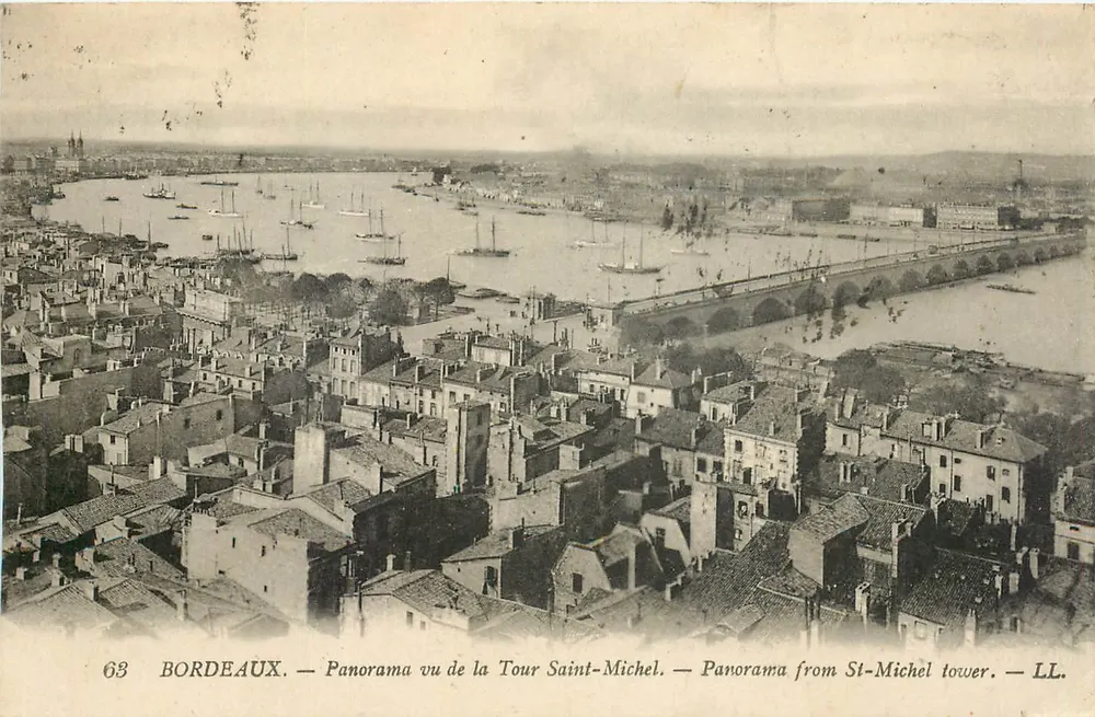 Bordeaux — Panorama vu de la Tour Saint-Michel — LL. — n° 68 - Recto