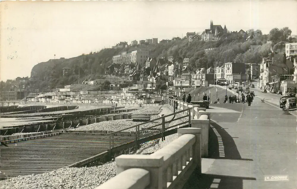 Le Havre — Promenade de la plage et montée à Sainte-Adresse — La Cigogne - Recto