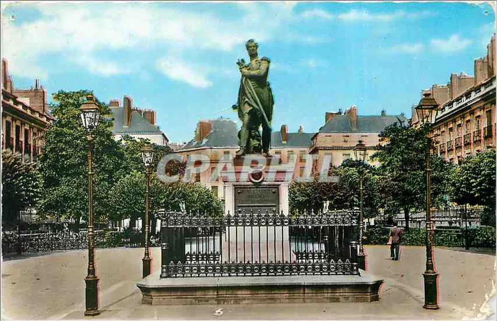 Nantes (Loire-Atlântique) — Estátua do Geral Cambronne — Éditions du Globe - Frente