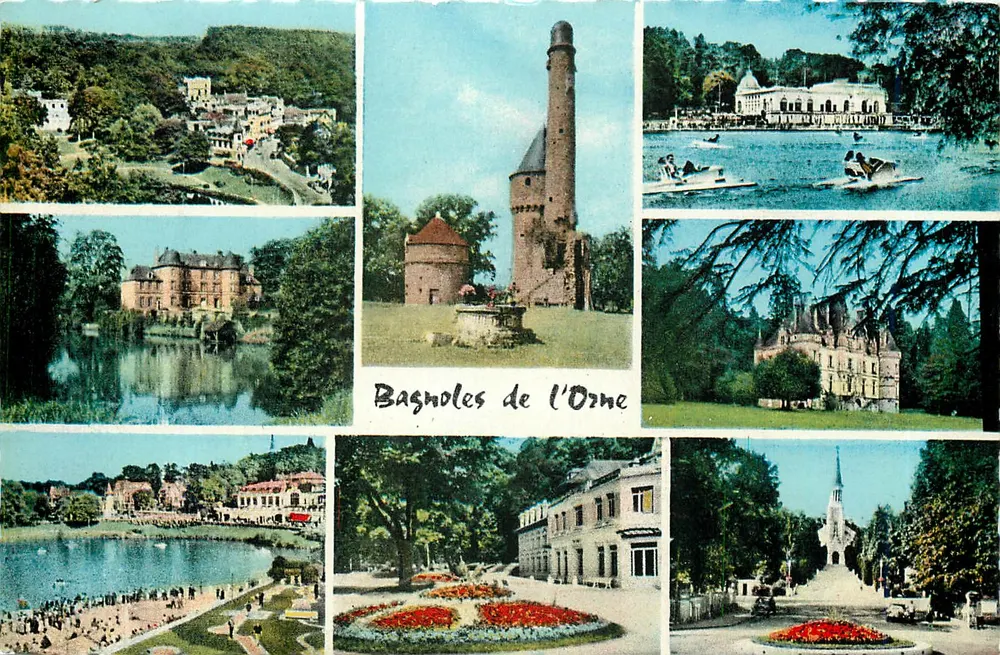 Bagnoles de l'Orne — vista panorâmica — Edição Jean-Édouard Gallois - Frente