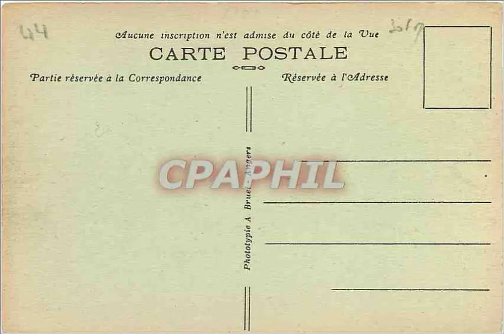 La Baule-sur-Mer (Loire-Inf.) — Vue générale de la Plage — A. B. - Verso