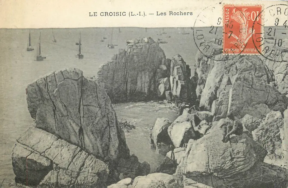 Le Croisic (L.-I.) — Os Rochos — Editor não visível - Frente