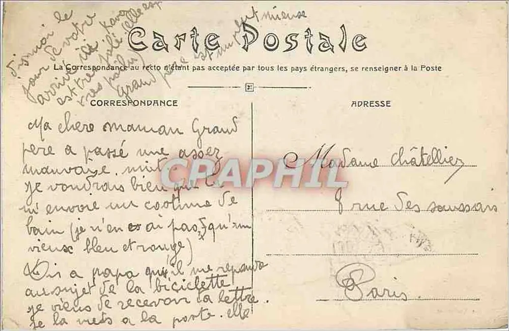 Marais salants — Le Groisic (L.I.) — Editor não identificado - Verso