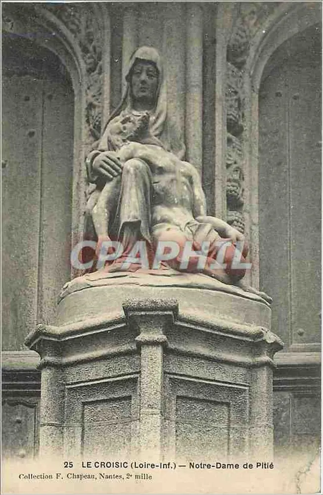 Nossa Senhora da Piedade — Nantes, Loire-Inférieure — Coleção F. Chapeau - Frente