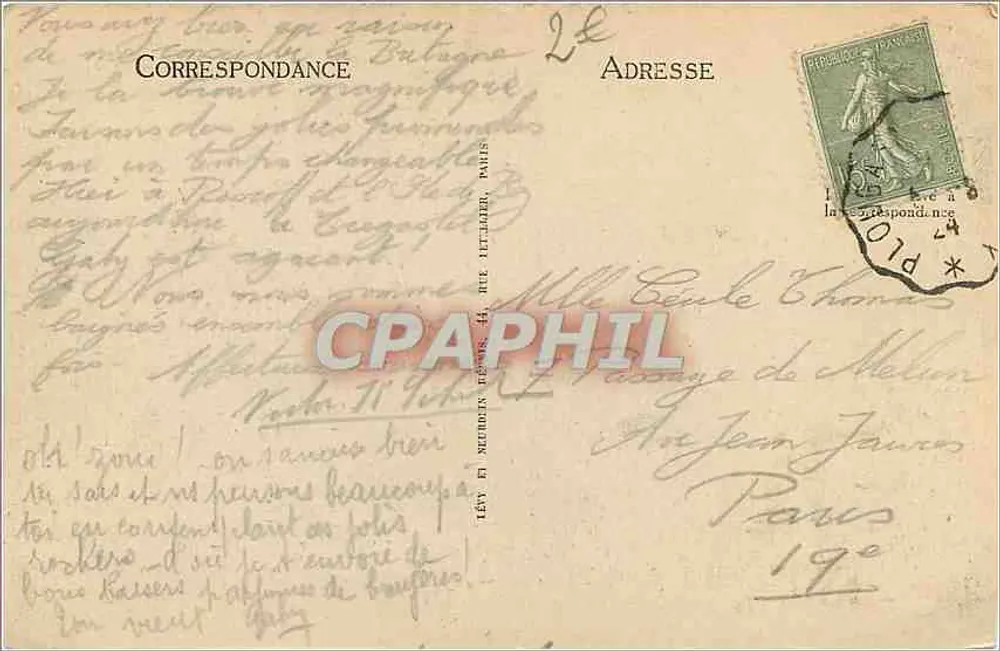 Trégastel-le-Diben — Anse de Guerzy — LL - Verso