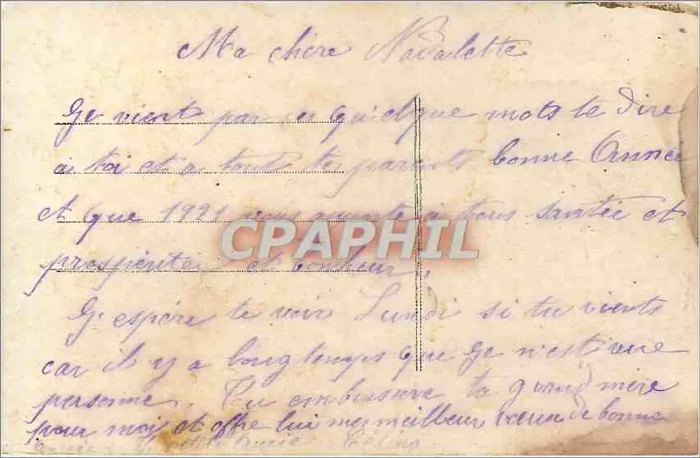 Menina em vestido rosa e laço — estúdio Bonne Anne — n° 1082 - Verso