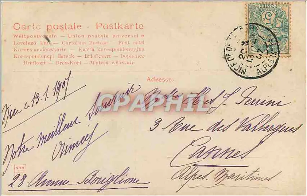 Mulher na beira de uma janela — Um Bruser — NPM, n° 4913 - Verso