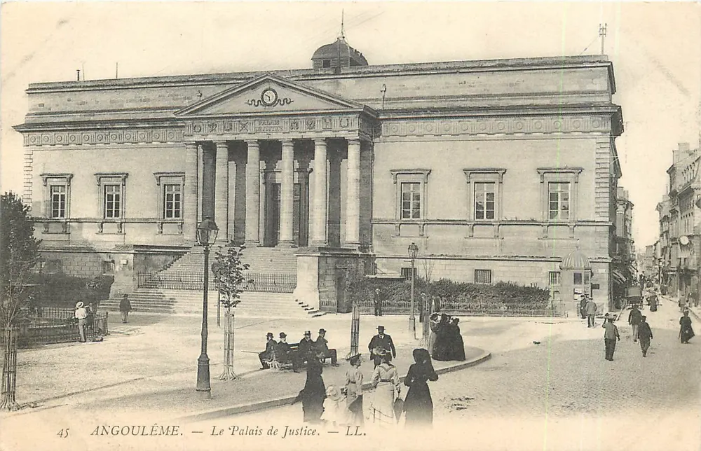 Angoulême — O Palácio de Justiça — LL. n°45 - Frente