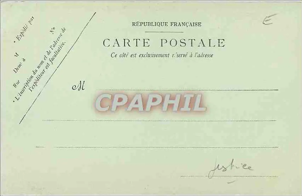 Angoulême — O Palácio de Justiça — LL. n°45 - Verso