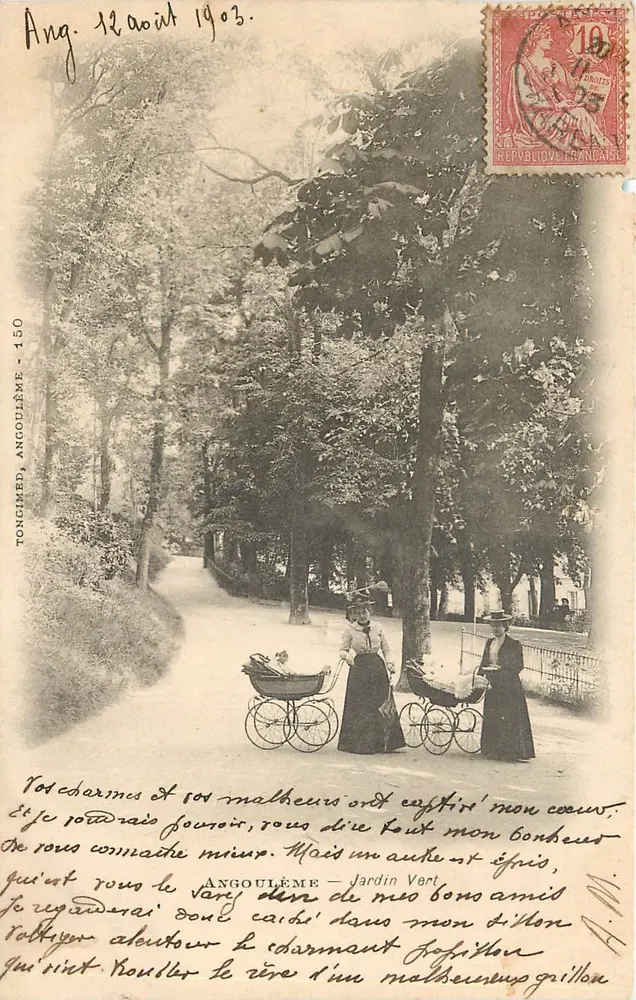 Angoulême — Jardim Verde — Tongiemed, n°150 - Frente