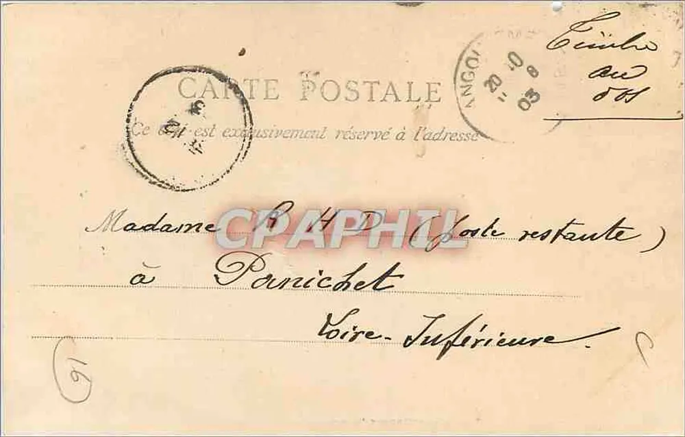 Angoulême — Jardim Verde — Tongiemed, n°150 - Verso
