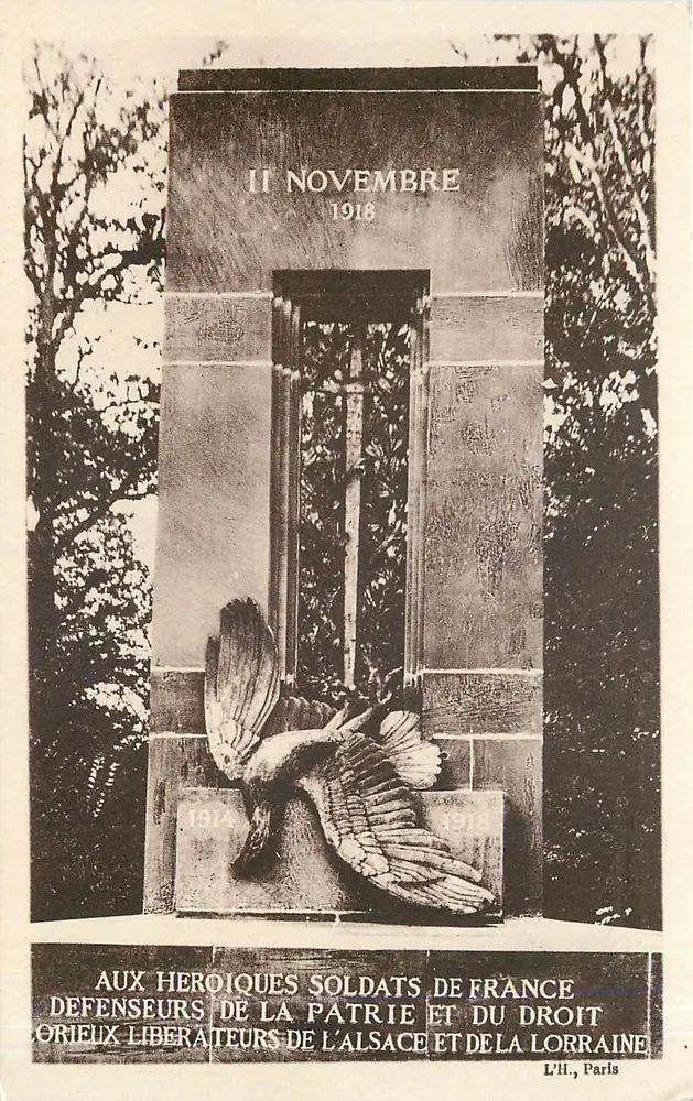 Monument der Waffenstillstandslichtung — Forêt de Compiègne — Edition Ed. Brandt - Vorderseite