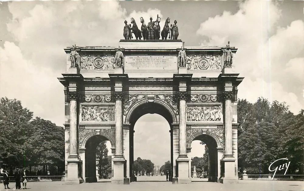 Arco do Triunfo do Carrousel — Paris — editor Guy - Frente