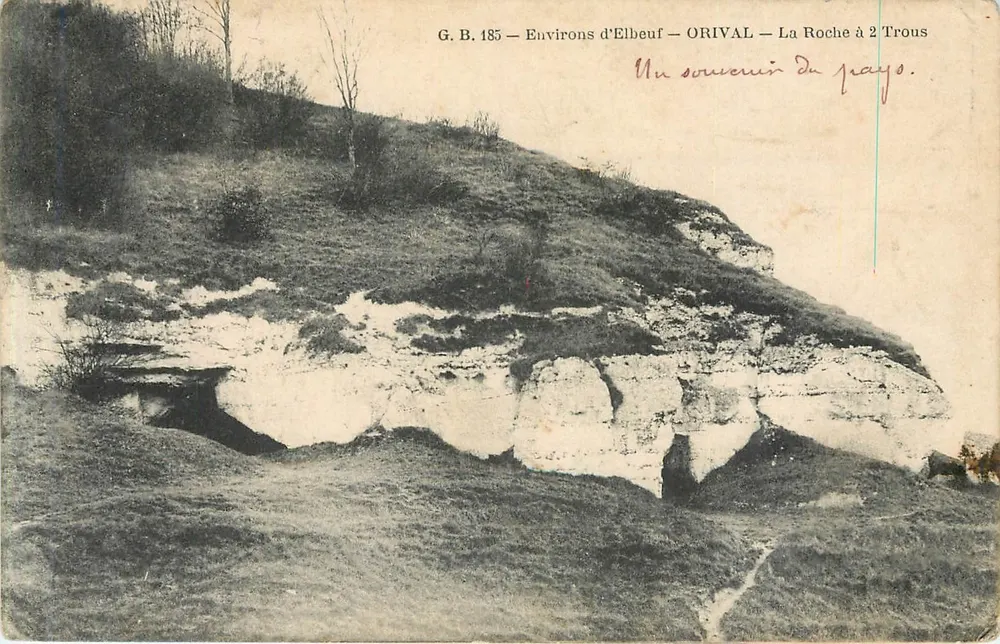 Orival — A Roche à 2 Trous — G.B. 185 - Frente