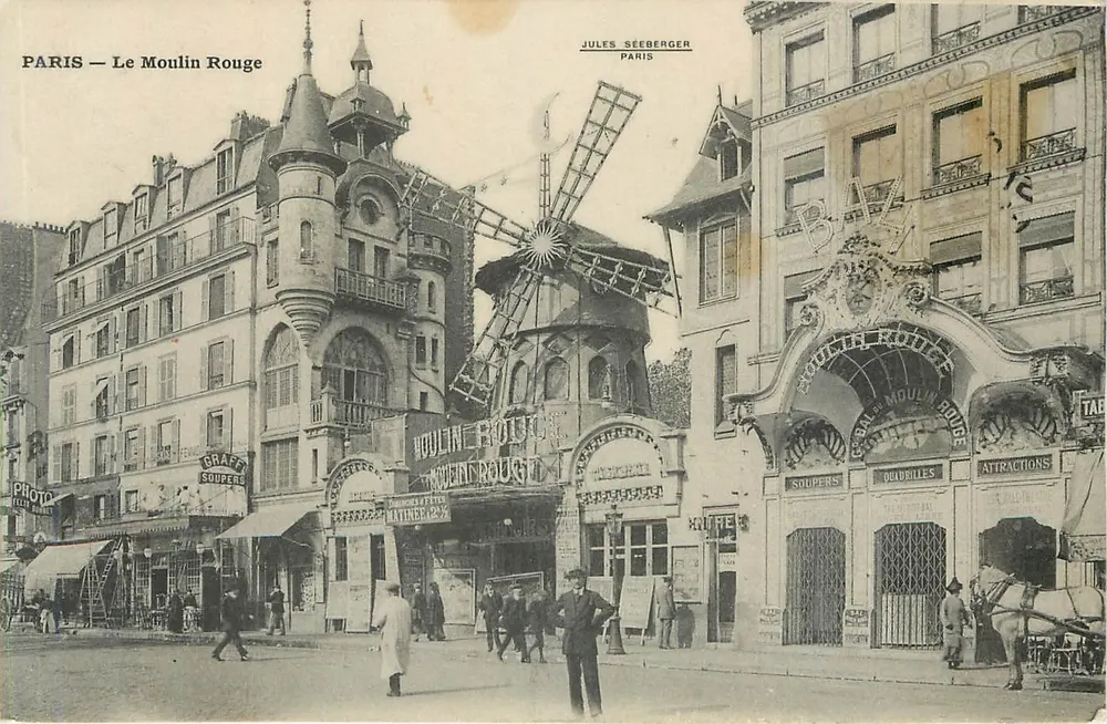 PARIS — Le Moulin Rouge — JULES SÉEBERGER - Recto