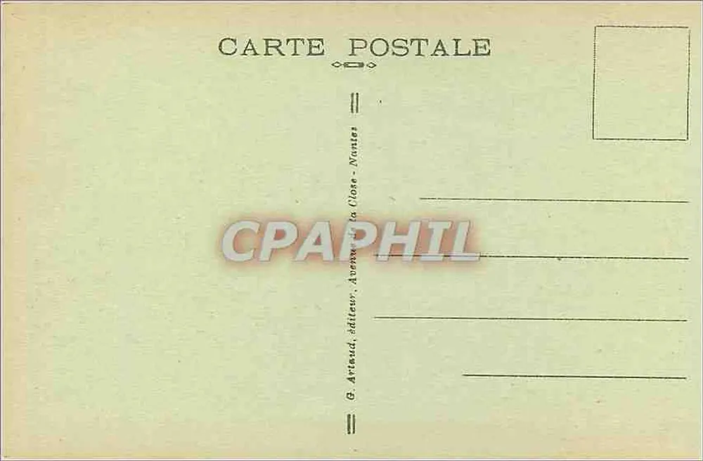 Le Touquet-Paris-Plage — Eine Ecke der Strand — Rechts das Grand Hotel - Rückseite