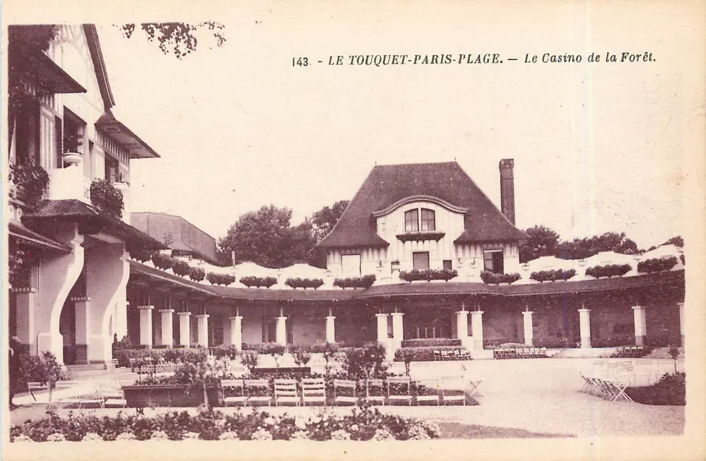 Le Touquet-Paris-Plage — Das Casino der Forêt — G. Arrioud, Nantes - Vorderseite