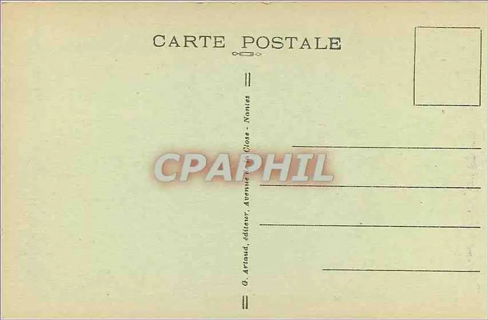 Le Touquet-Paris-Plage — La Plage — G. Arliaud, Nantes - Verso